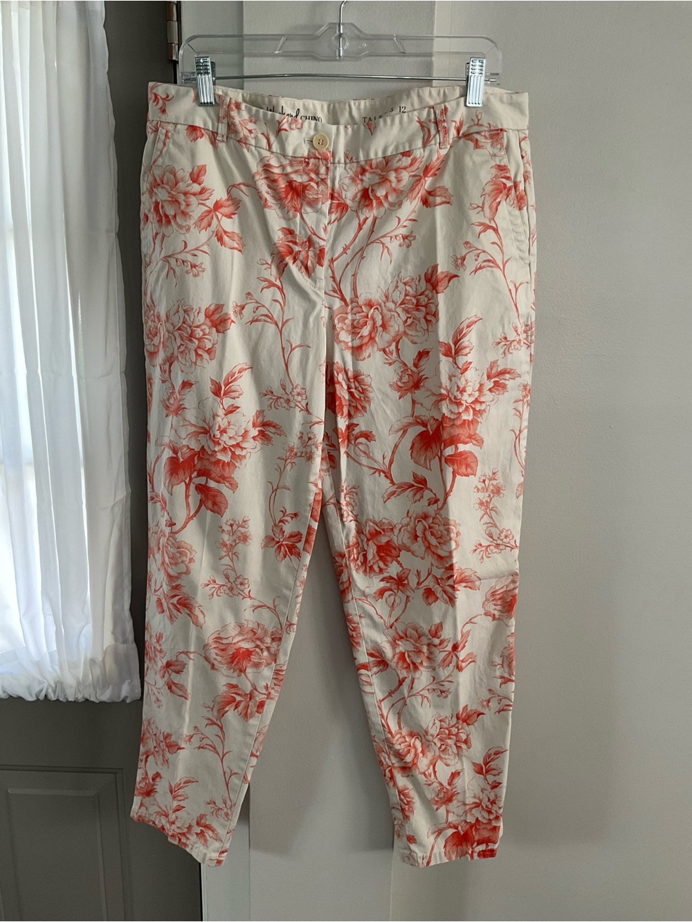 Talbots chino capri size 12